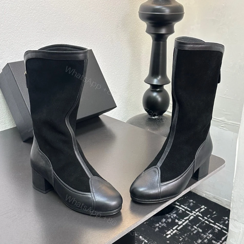 View 6 of CHANEL MÉTIERS DART HIGH BOOTS BLACK G46591 B21102 94305