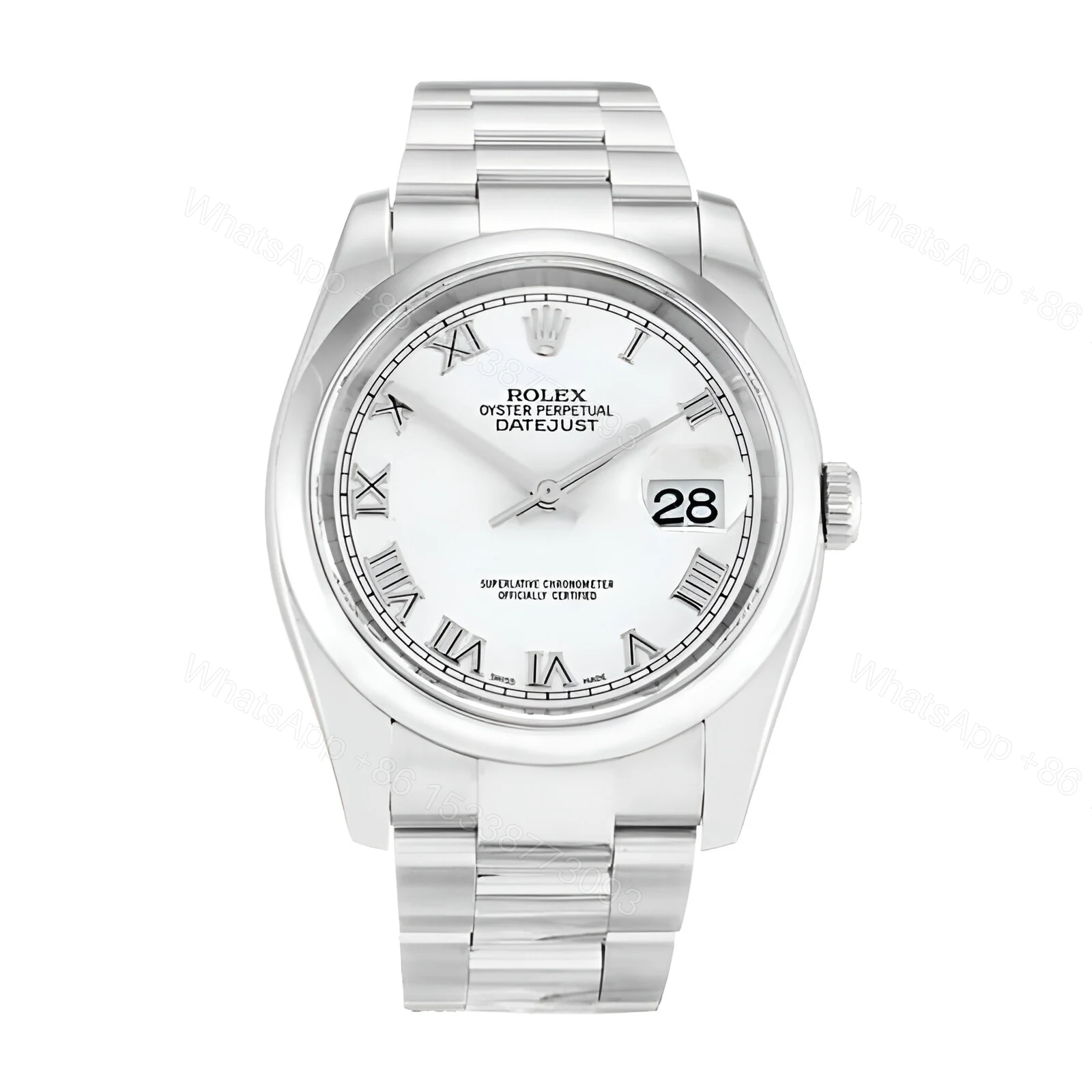 Rolex Oyster Perpetual Datejust White Dial 116200 Replica — view 1