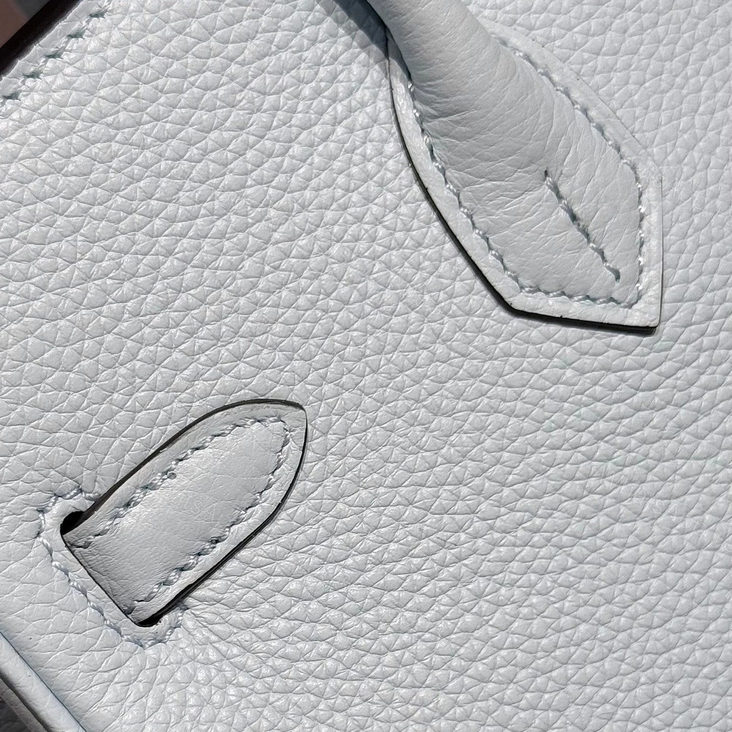 View 7 of HERMES BIRKIN 25 IN CLOUD BLUE SILVER HARDWARE