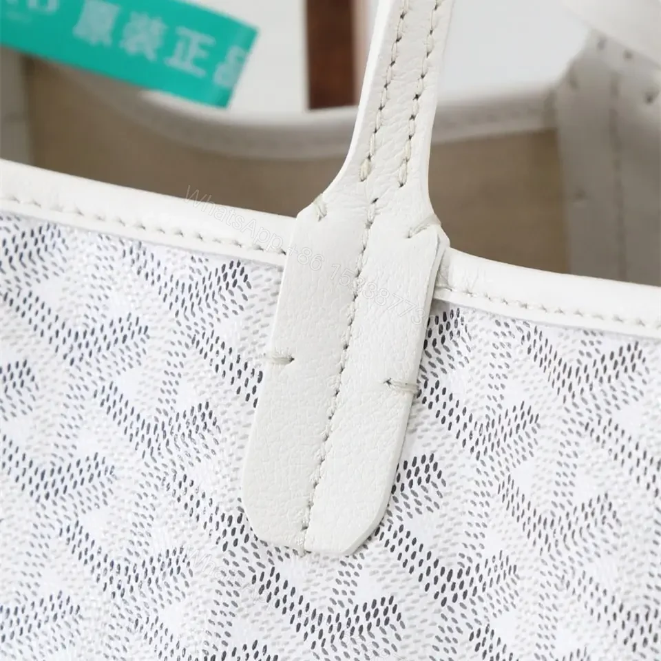 View 7 of 高仿Goyard*STLOUIP9滿印Tote手提袋白色免檢版小號