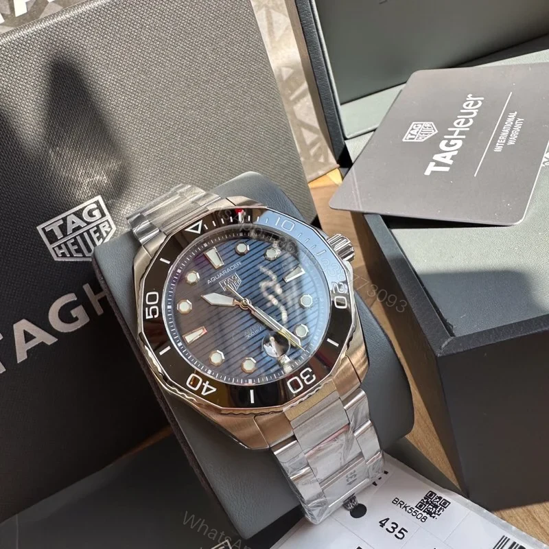 View 5 of TAG Heuer Aquaracer Professional 300 42 Stainless Steel Blue WBP5111.FT6259