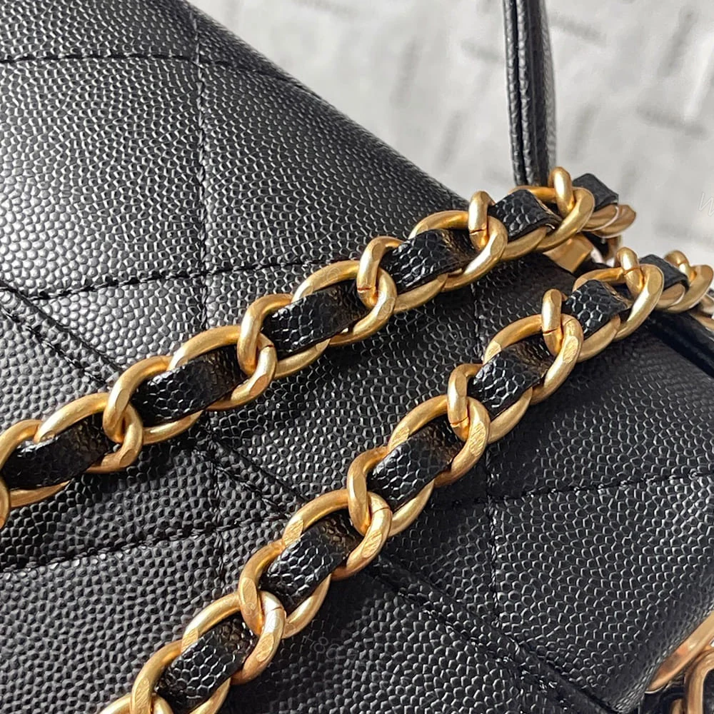 View 7 of CHANEL Mini Flap with top handle(HIGH-END GRADE)