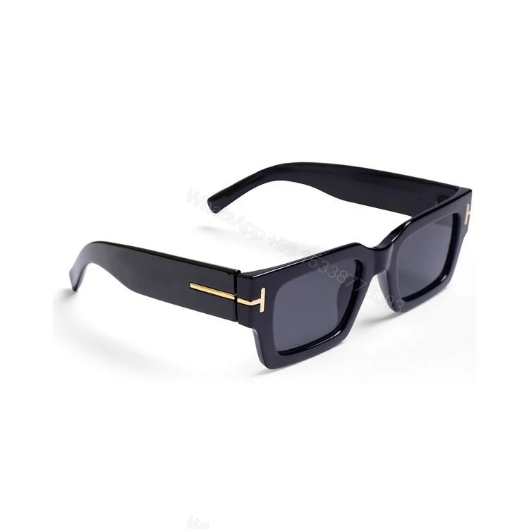 Tom Ford MO:183 Black Rectangular Sunglasses — view 1