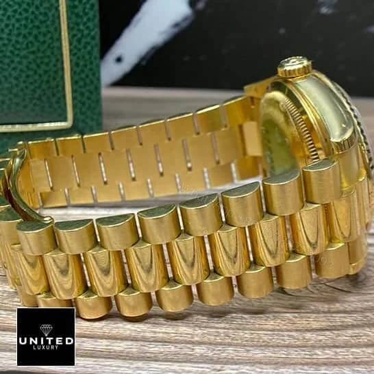 View 7 of Rolex Day-Date 128238 Yellow Gold Mother Of Pearl Dial Replica