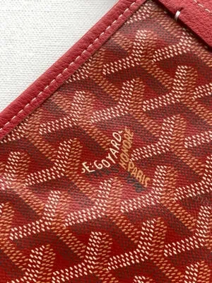 View 3 of Goyard Red Anjou GM Tote bag