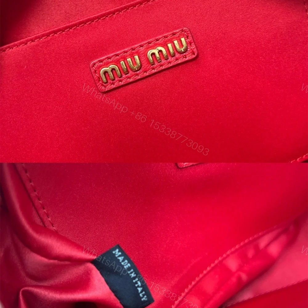 View 9 of 高仿miumiu繆繆TooPretty系列5BB123保齡球手袋紅色