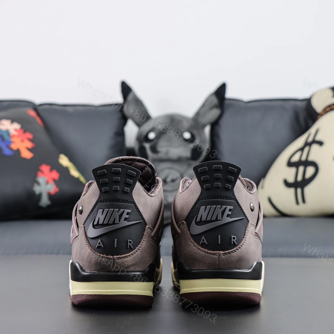 View 7 of Air Jordan 4 Retro x A Ma Maniére “Violet Ore” Reps