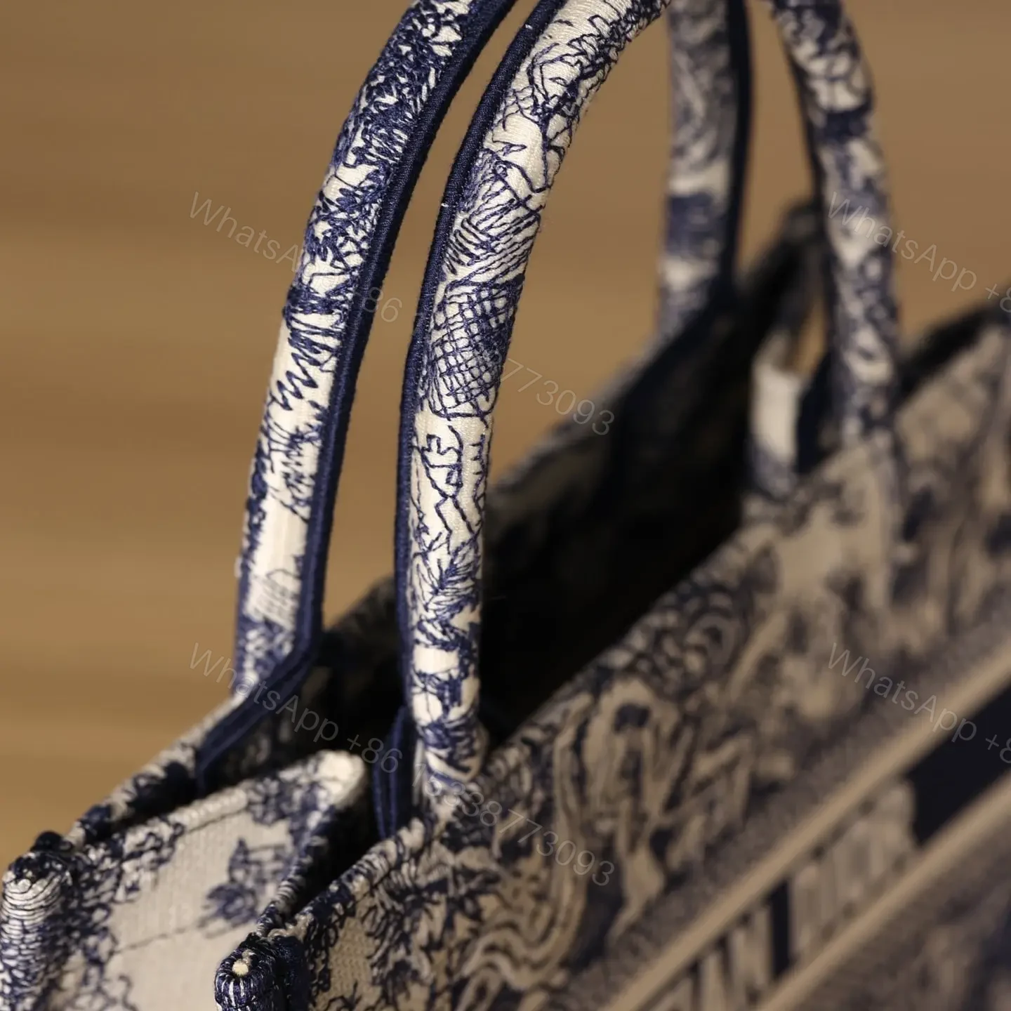 View 14 of 高仿Dior*BookTote系列藍色茹伊手袋S