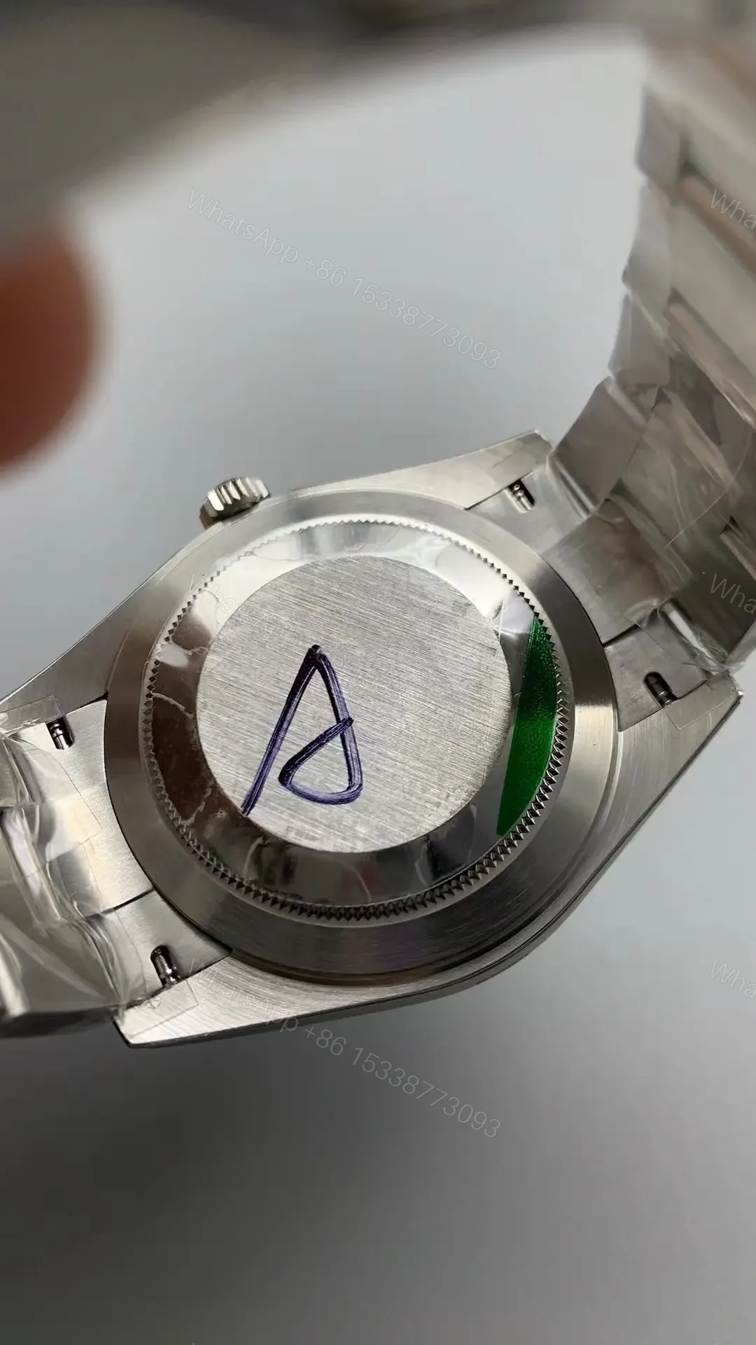 View 6 of Rolex Datejust 41 Stainless Steel Smooth Oyster Blue Dial 126300-0001
