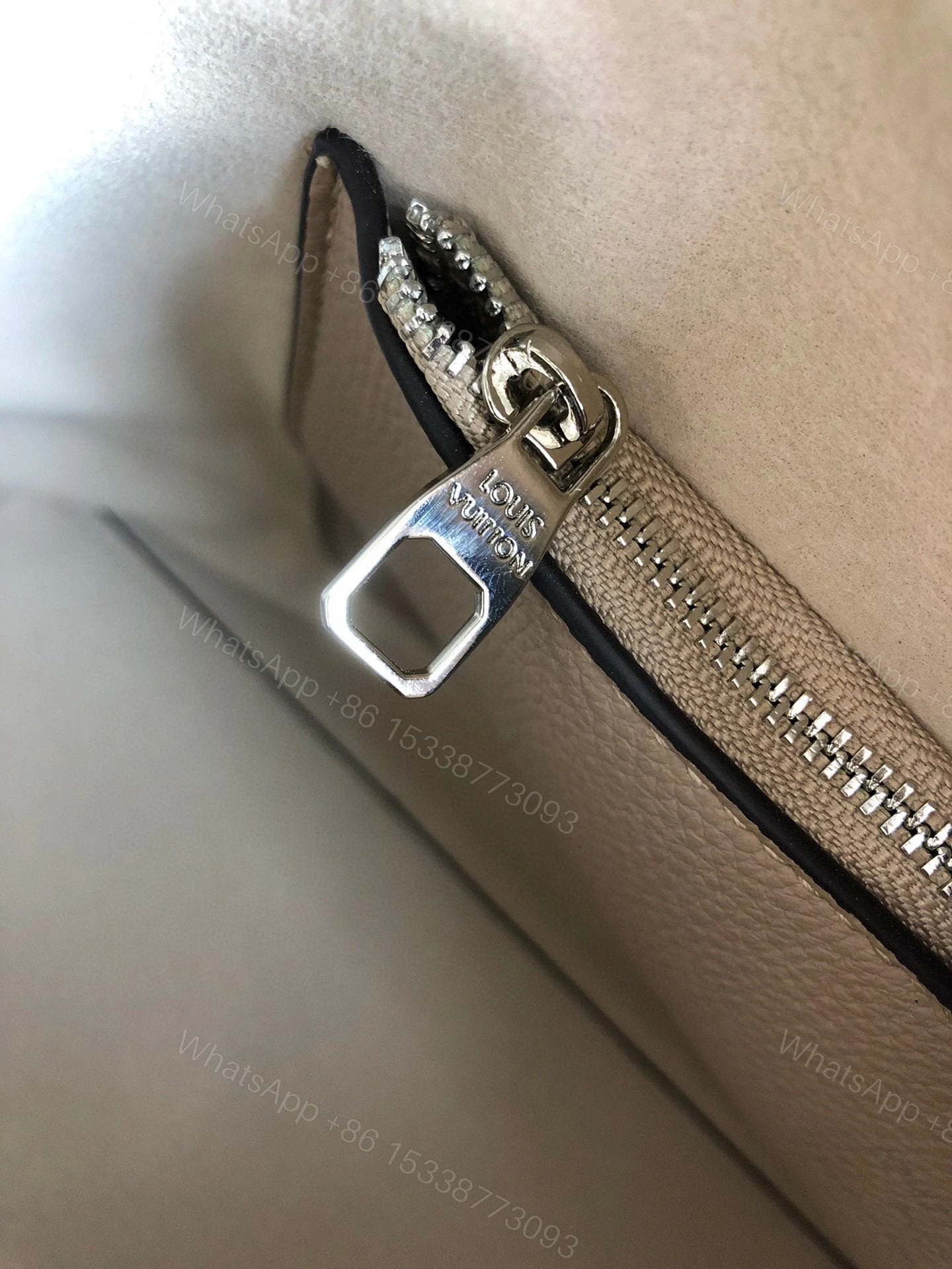 View 6 of Louis Vuitton Carmel Hobo Bag ‘Mouse Grey’