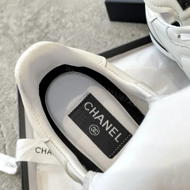 View 3 of Chanel Quilted High-Top Sneakers â€“ Luxe Comfort Urban Style