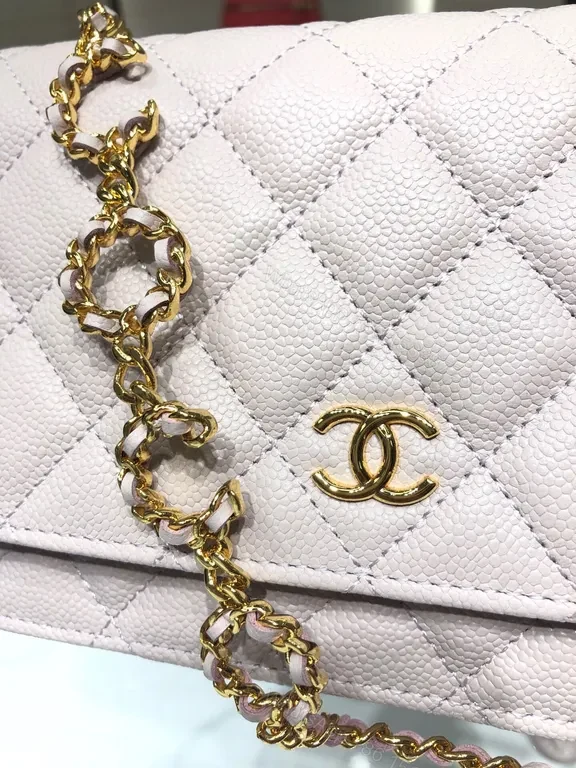 View 8 of Chanel-Inspired Quilted Flap Bag: Gold Chain Luxe