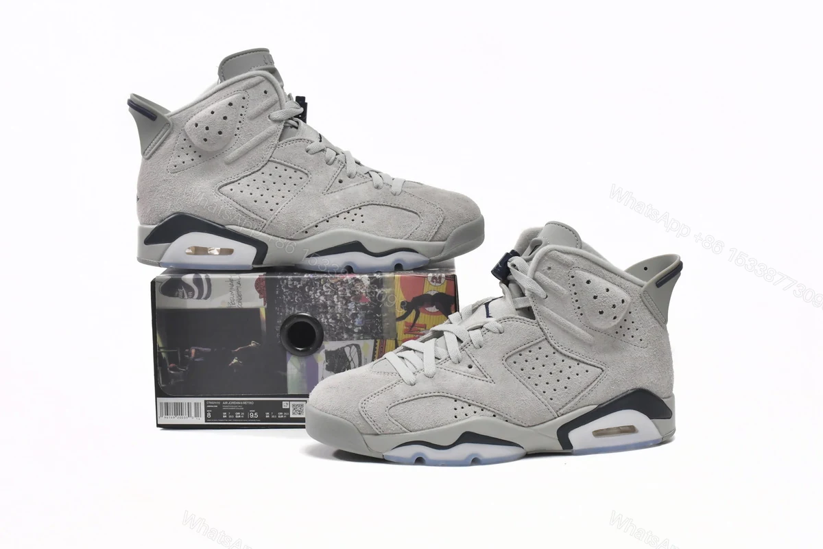 View 3 of Replica Air Jordan 6 Georgetown CT8529-012