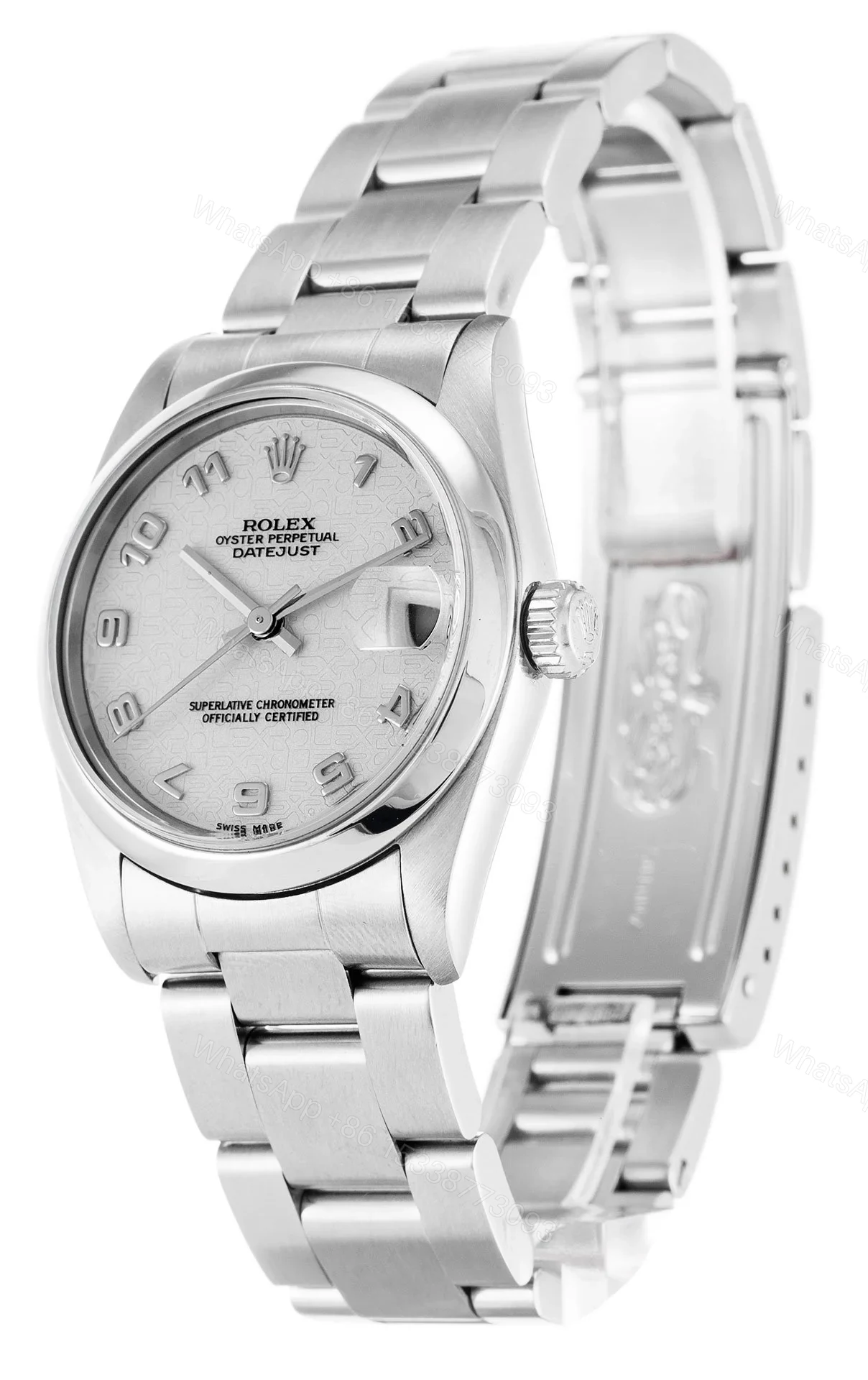 View 2 of Replica Rolex Datejust Mid-Size Ivory Jubilee Dial 68240 30 mm