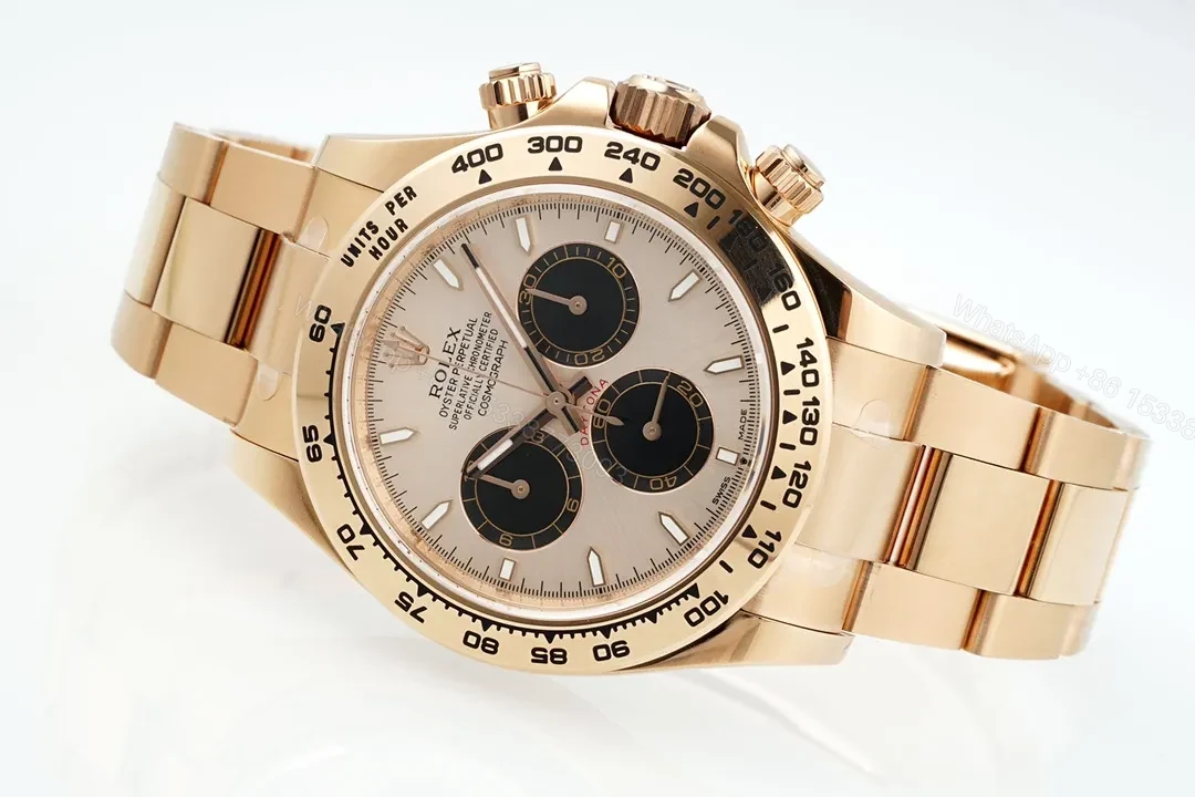 View 5 of DJ Factory Clean Factory APS Daytona Rose Gold Chocolate Dial Watch