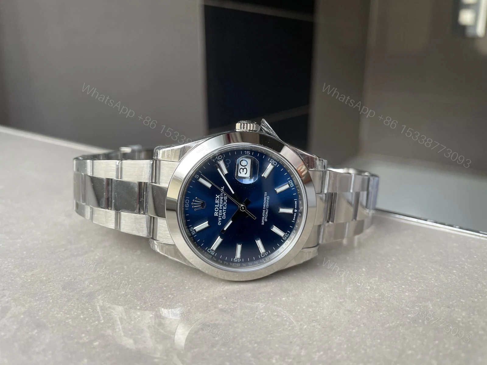 View 8 of VSF Factory 1:1 Rolex DateJust 41 126300 904L SS Best Edition Blue Dial VS3235
