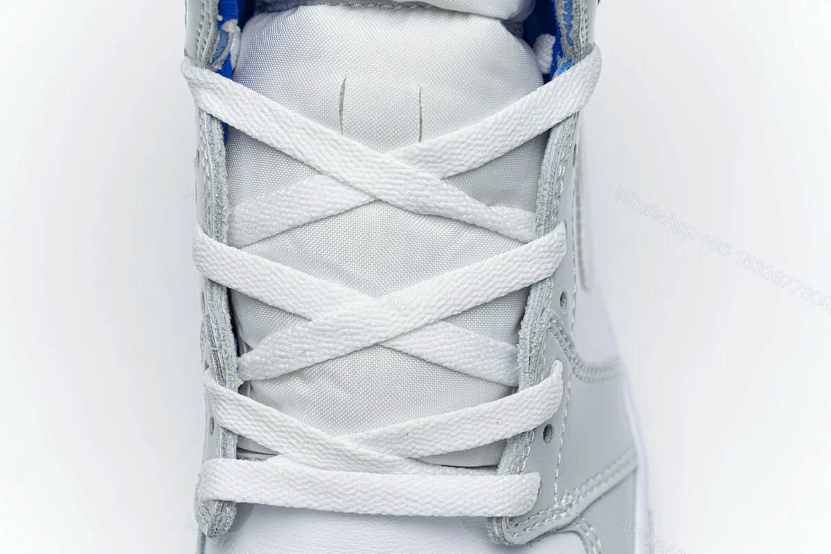 View 9 of Air Jordan 1 Retro High Zoom White Racer Blue CK6637-104