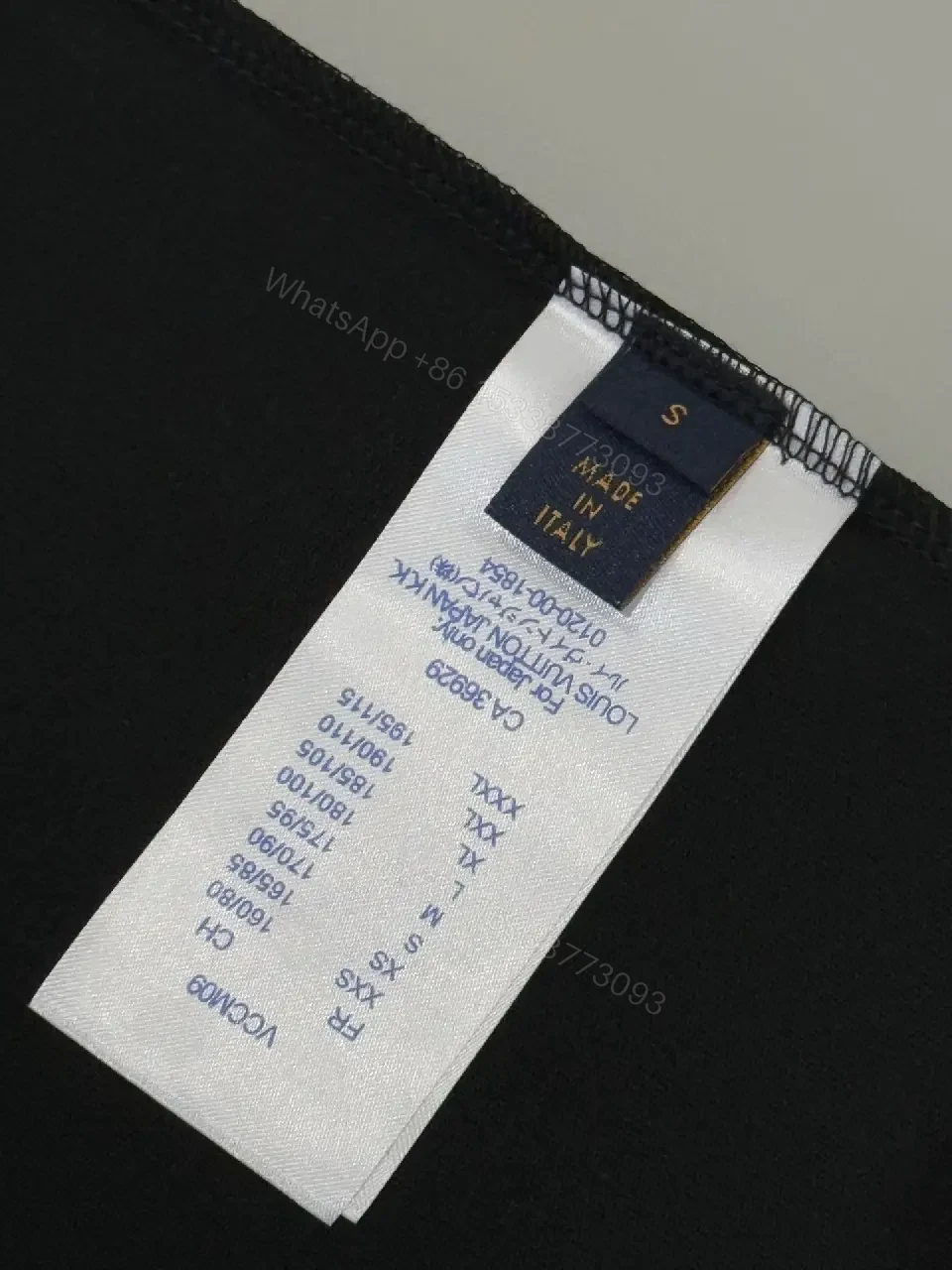 View 3 of Premium Black Tee — Discreet Logo, Soft Cotton Blend, Structured Fit