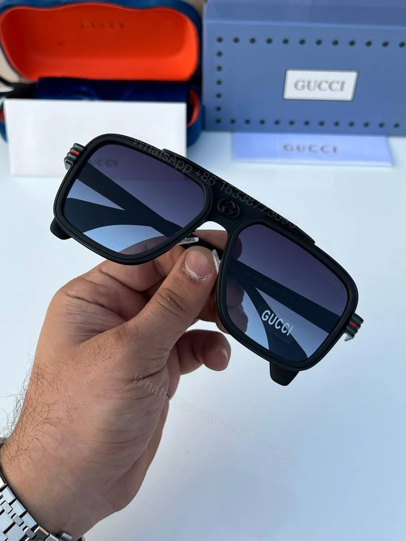View 3 of First Copy Gucci 1295 Blue Shaded Sunglasses