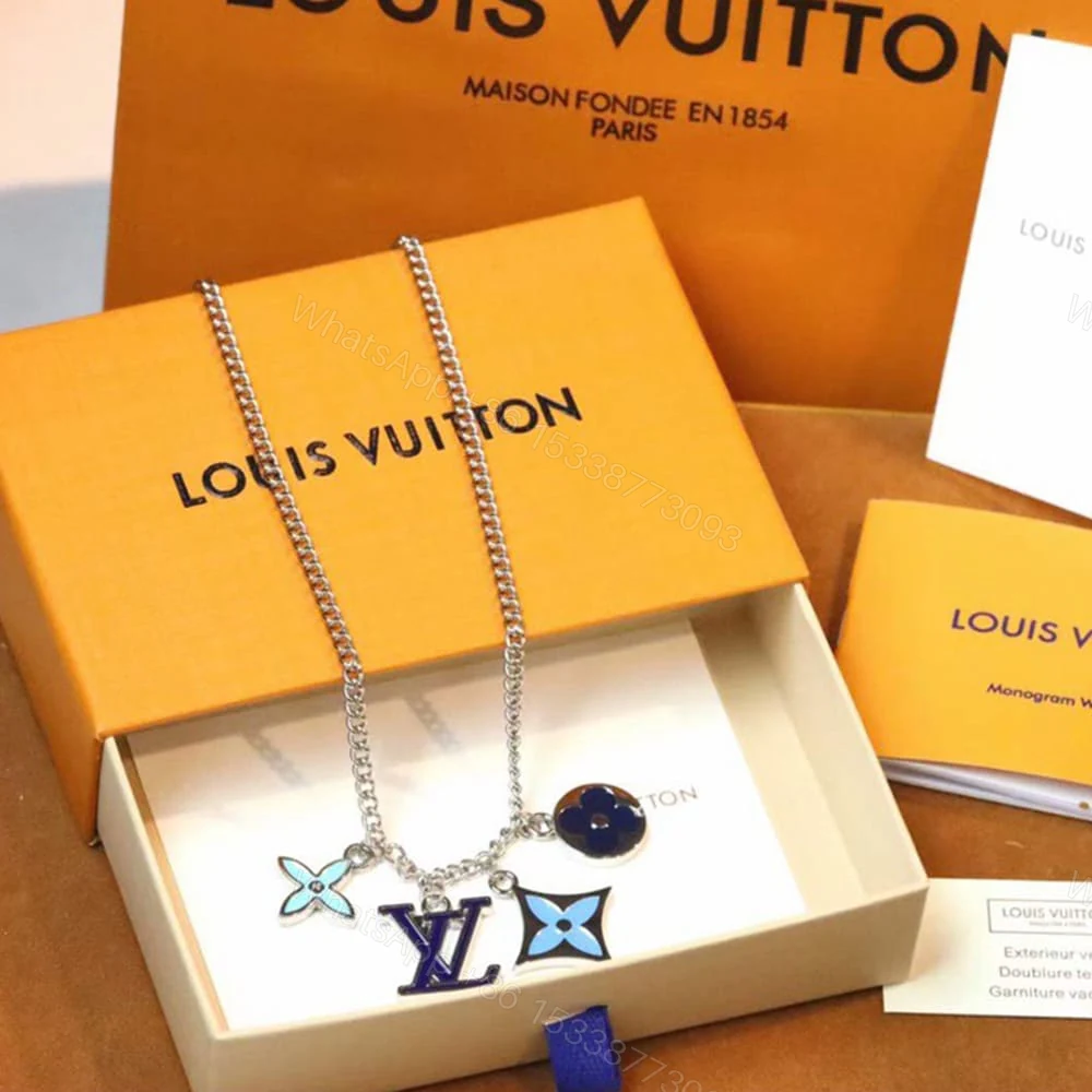 View 2 of LV INSTINCT ENAMELLED Necklace