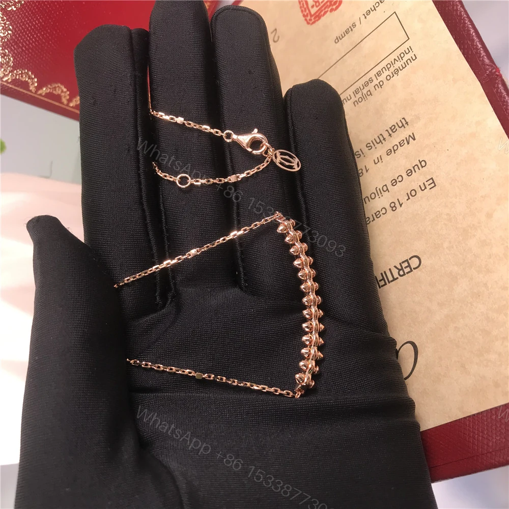 View 3 of Cartier Clash Necklace Small Model 18K Rose Gold B7224744