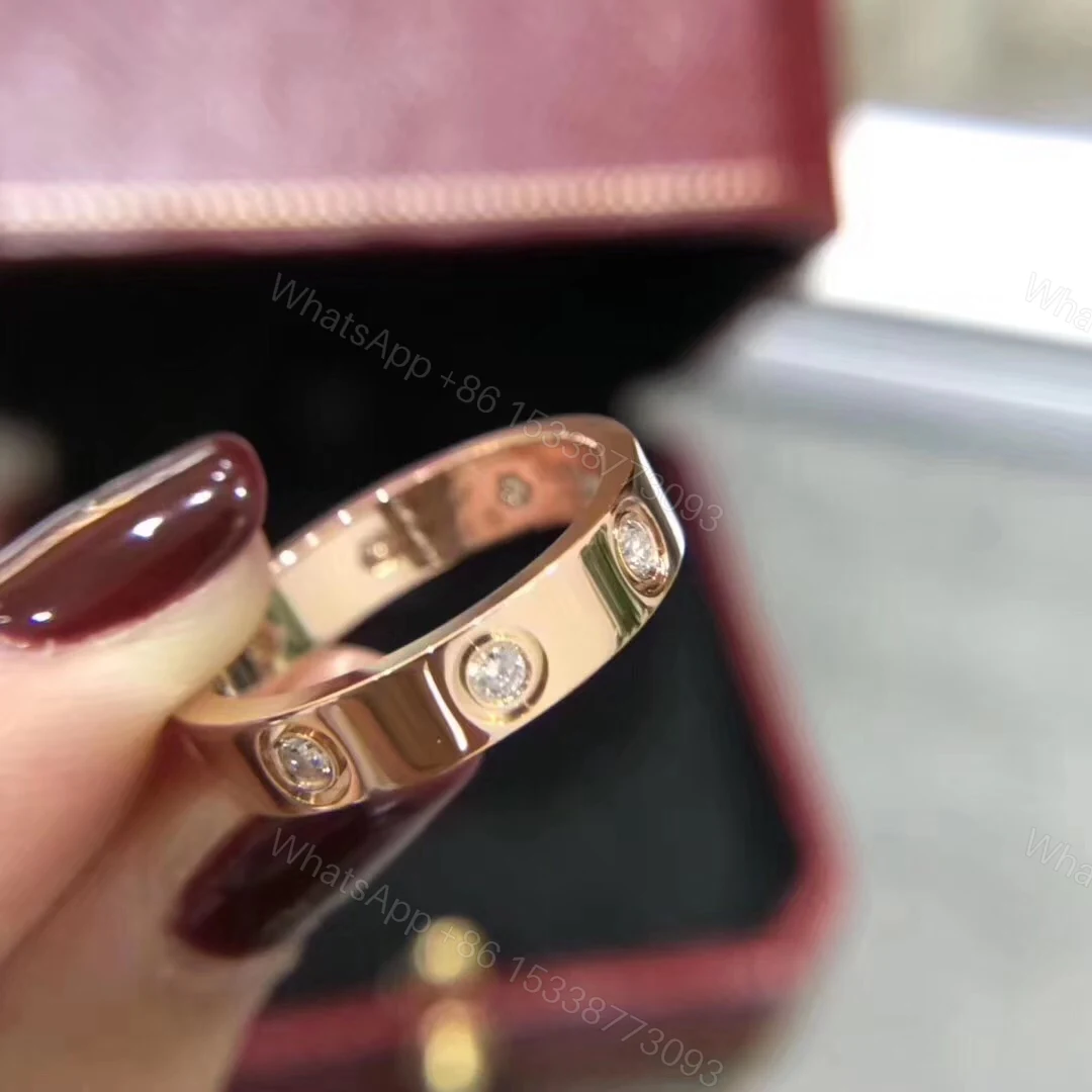View 3 of Cartier Love Ring, 8 diamonds