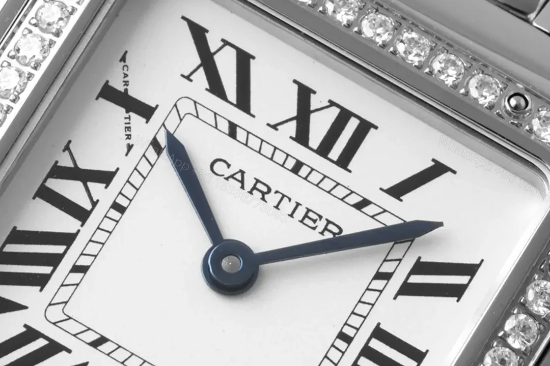 View 8 of V9 Factory Cartier Panthère de Cartier Silver Dial Stainless Steel Watch – 27x37mm