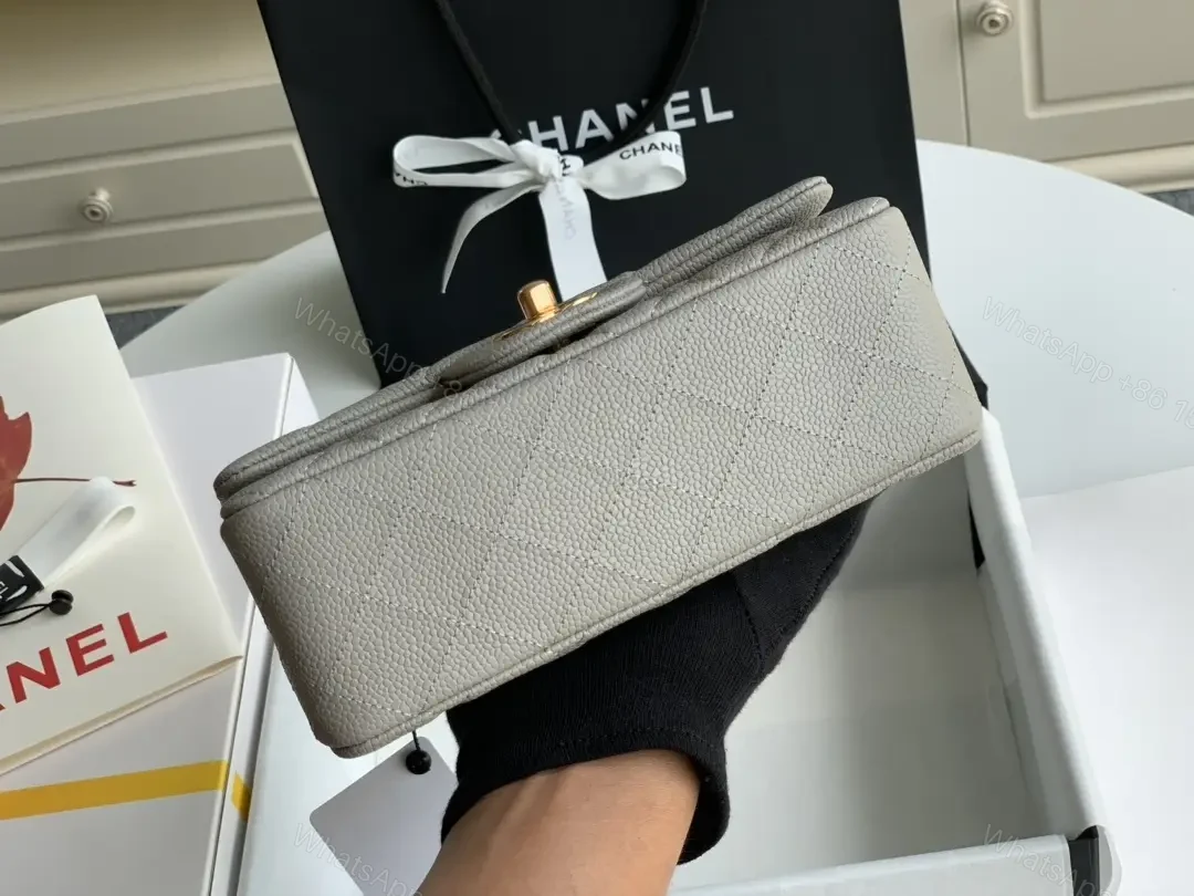 View 9 of Quilted Leather Crossbody: Compact Luxury with Gold Hardware
