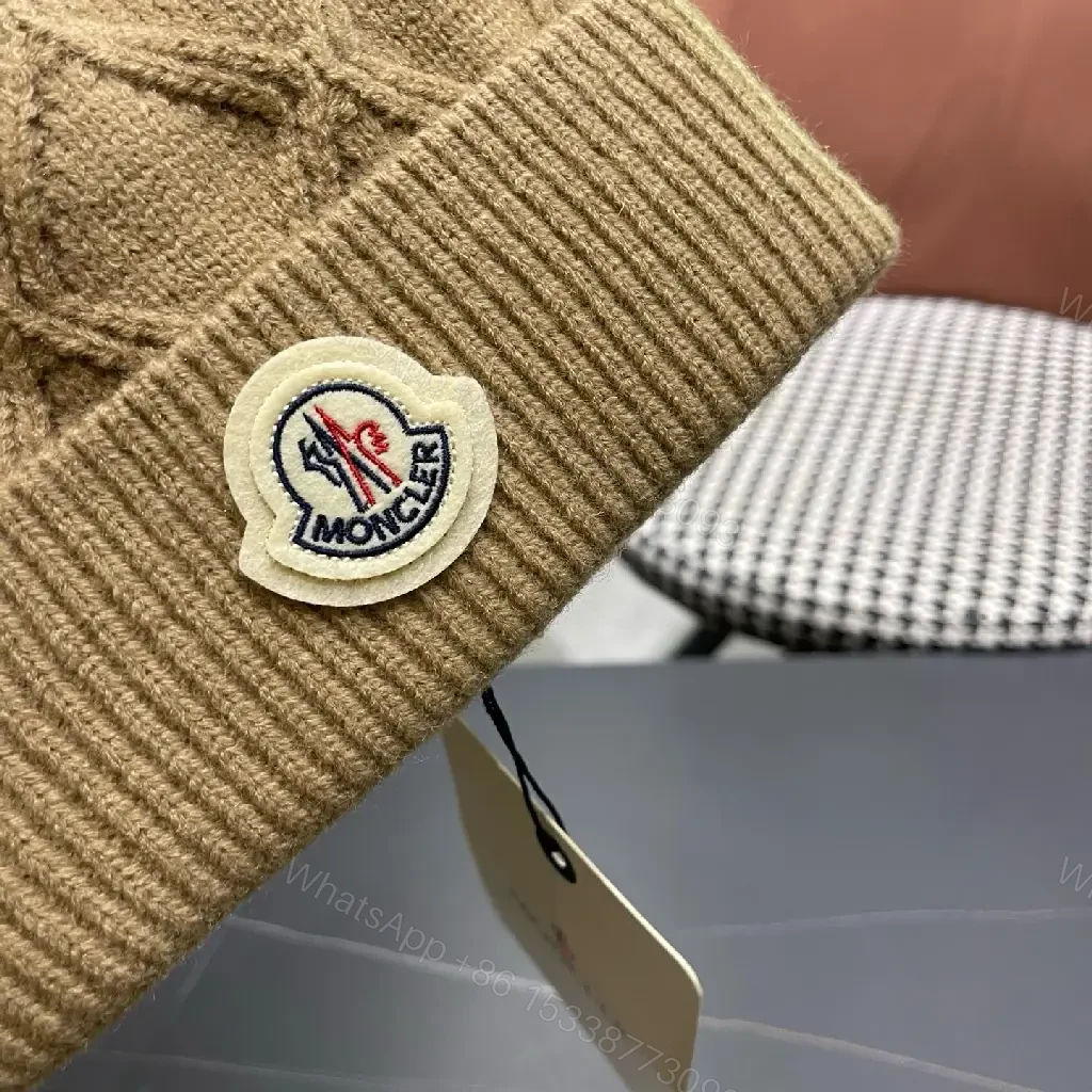 View 3 of Cozy Knit Beanie Camel Knit Style Warmth Cap - Everyday Luxury