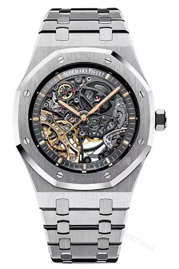 Audemars Piguet Super Clone Royal Oak 15407ST Skeleton Dial 41MM — view 1