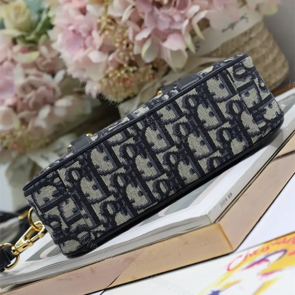 View 5 of 高仿Dior*D-Vibe系列S238M928白色印花手提單肩包藍色Mini免檢版