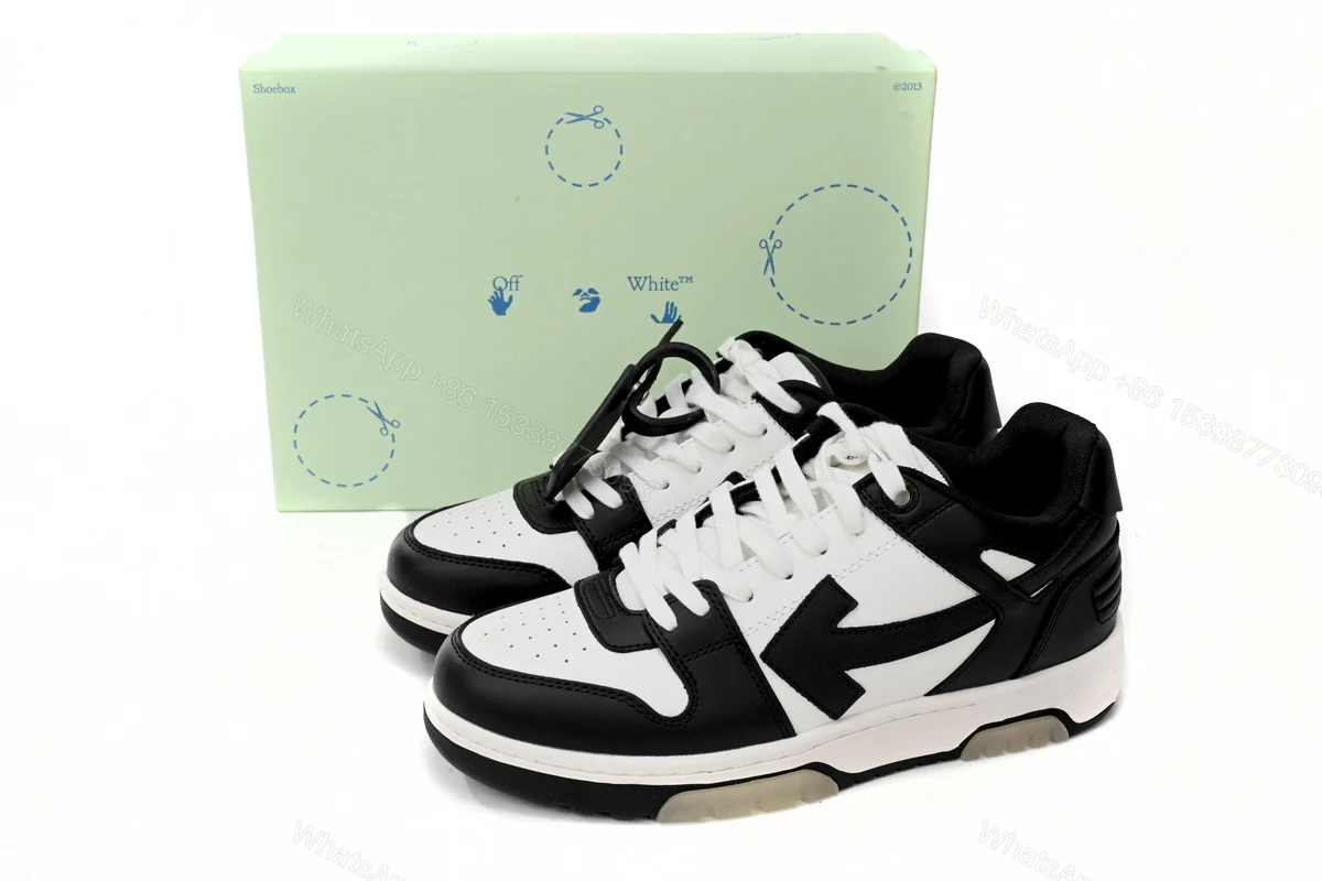 OFF-WHITE Out Of Office White Black White OMIA189C99LEA0011004 — view 2