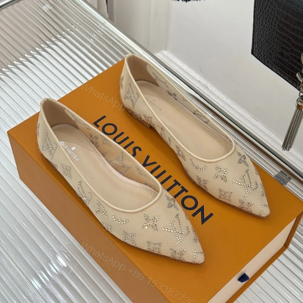 View 3 of Louis Vuitton Gala Flat Ballerina Nude 1AIDQS