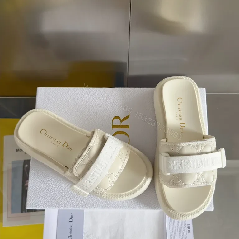 View 7 of Lux Sandals: Dior Signature Straps, Premium Leather, Lightweight Comfort