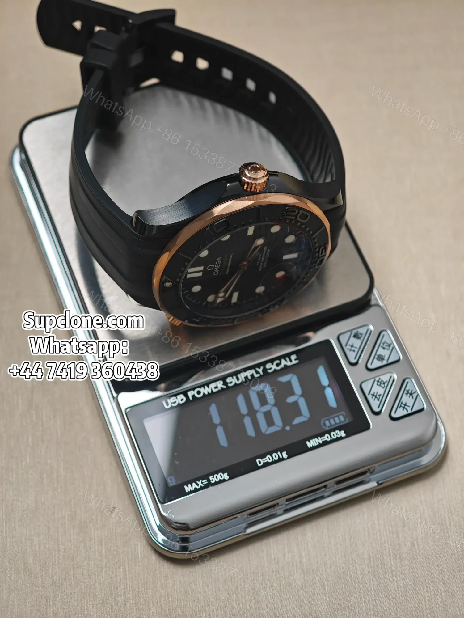 View 18 of Omega Seamaster Planet Ocean 210.62.44.20.01.001 Super Clone Watch