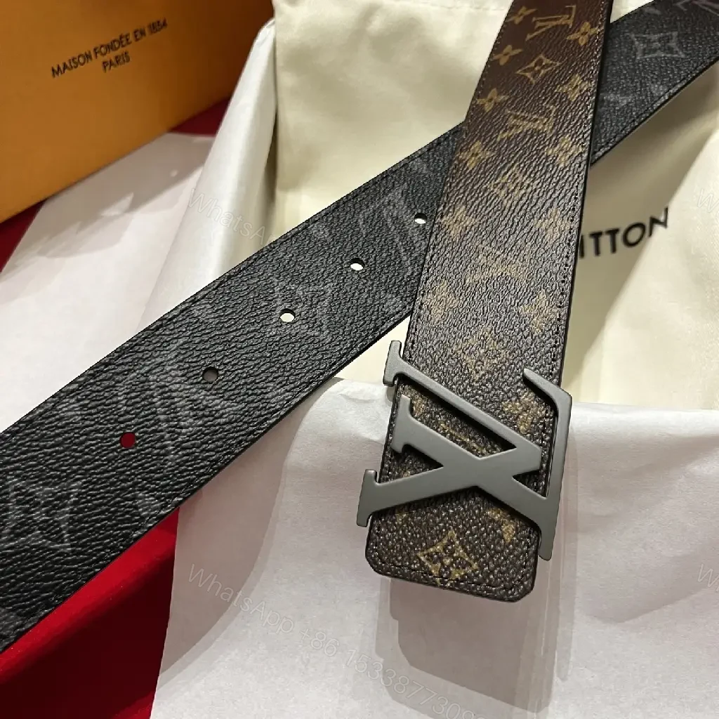 View 4 of Monogramed Leather Belt: Subtle Luxury, Everyday Elevation