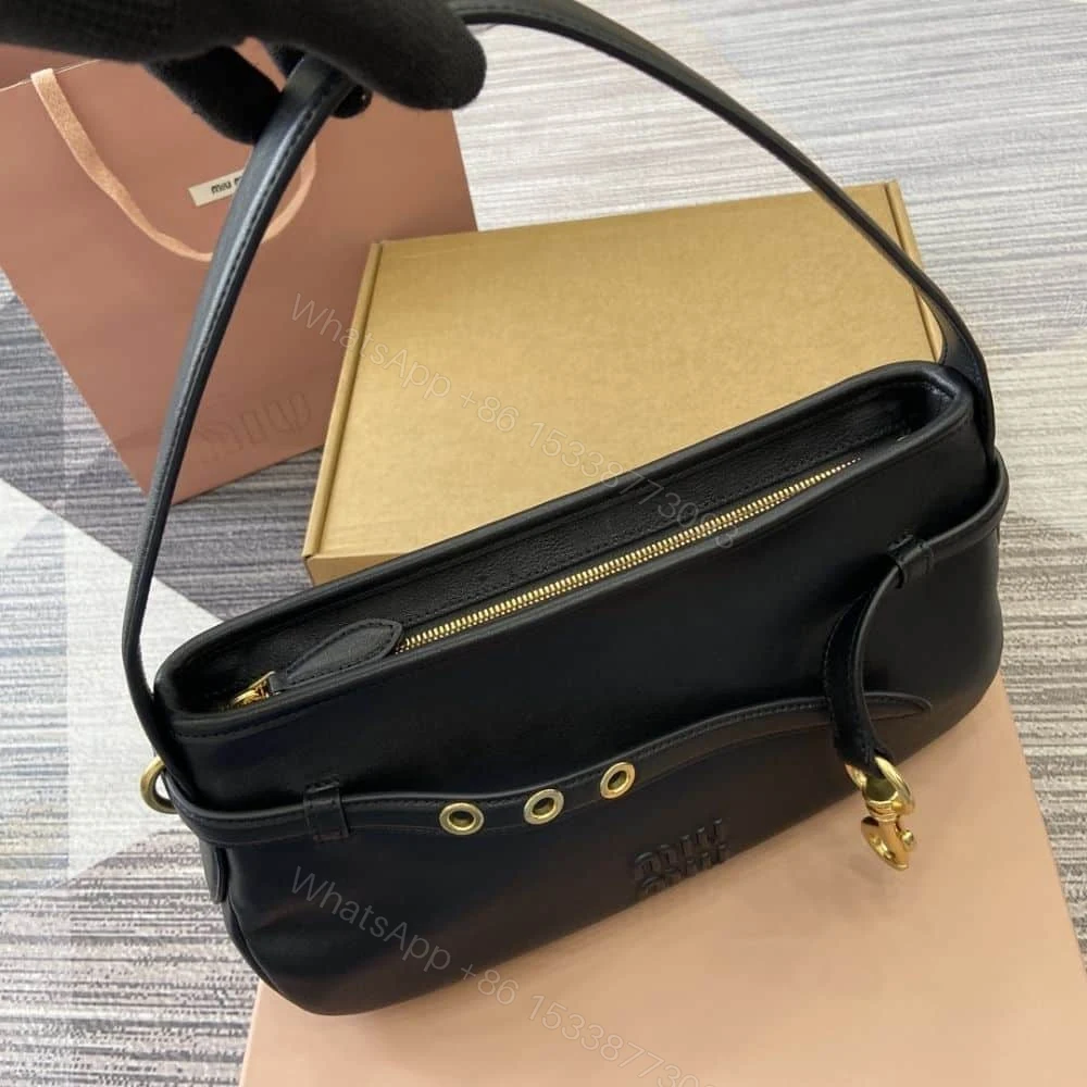 View 6 of MIUMIU AVENTURE NAPPA BAG BLACK 33CM