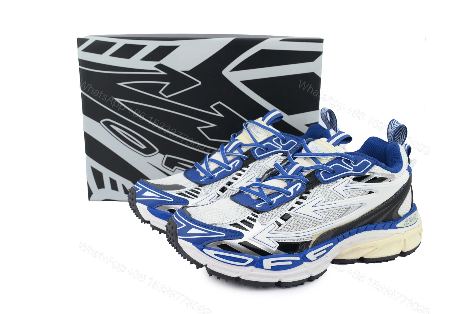 View 9 of OFF-WHITE Out Of Deep Blue White OMIA295F24 FAB00 10145