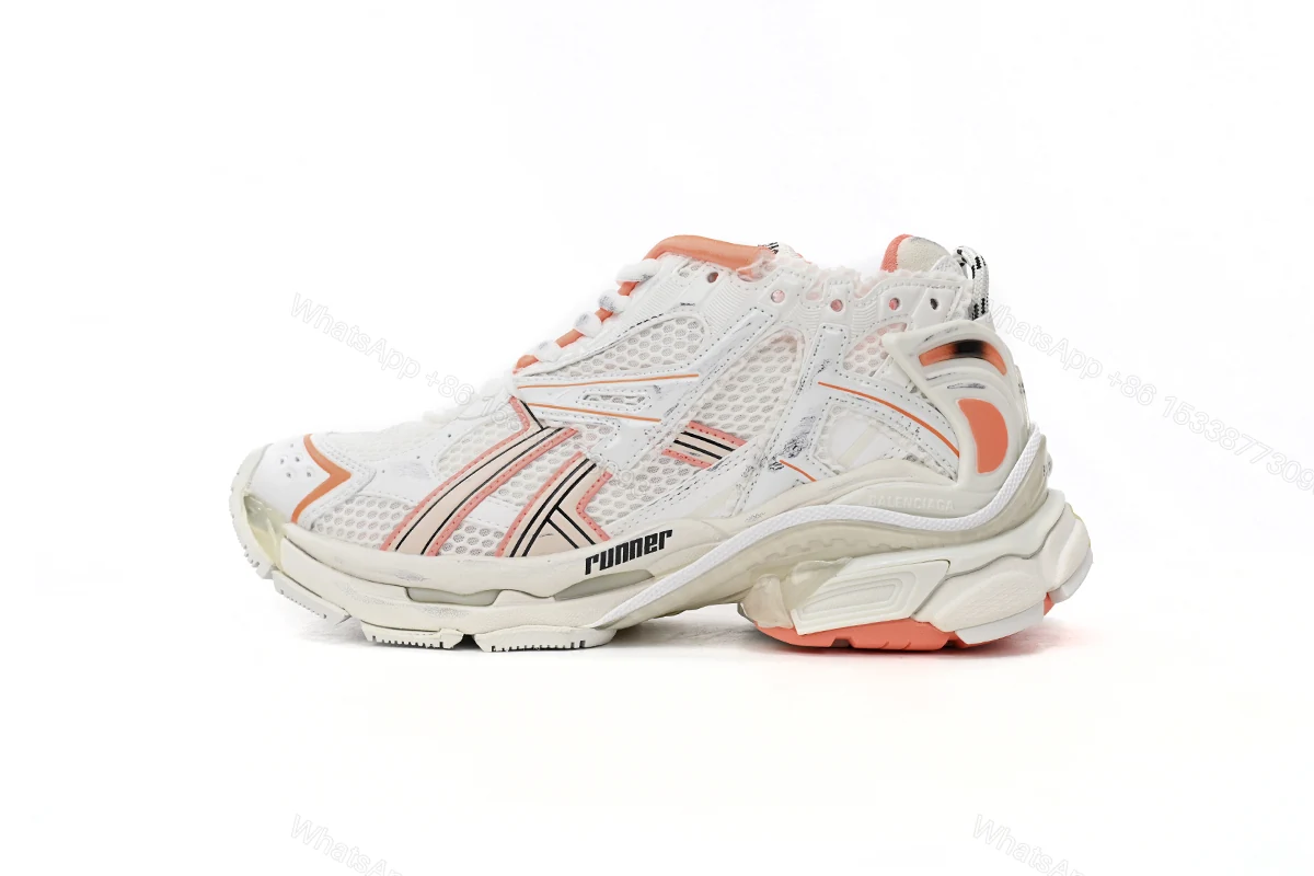 View 13 of Balenciaga Runner White Orange 677402 W1RB2 2115
