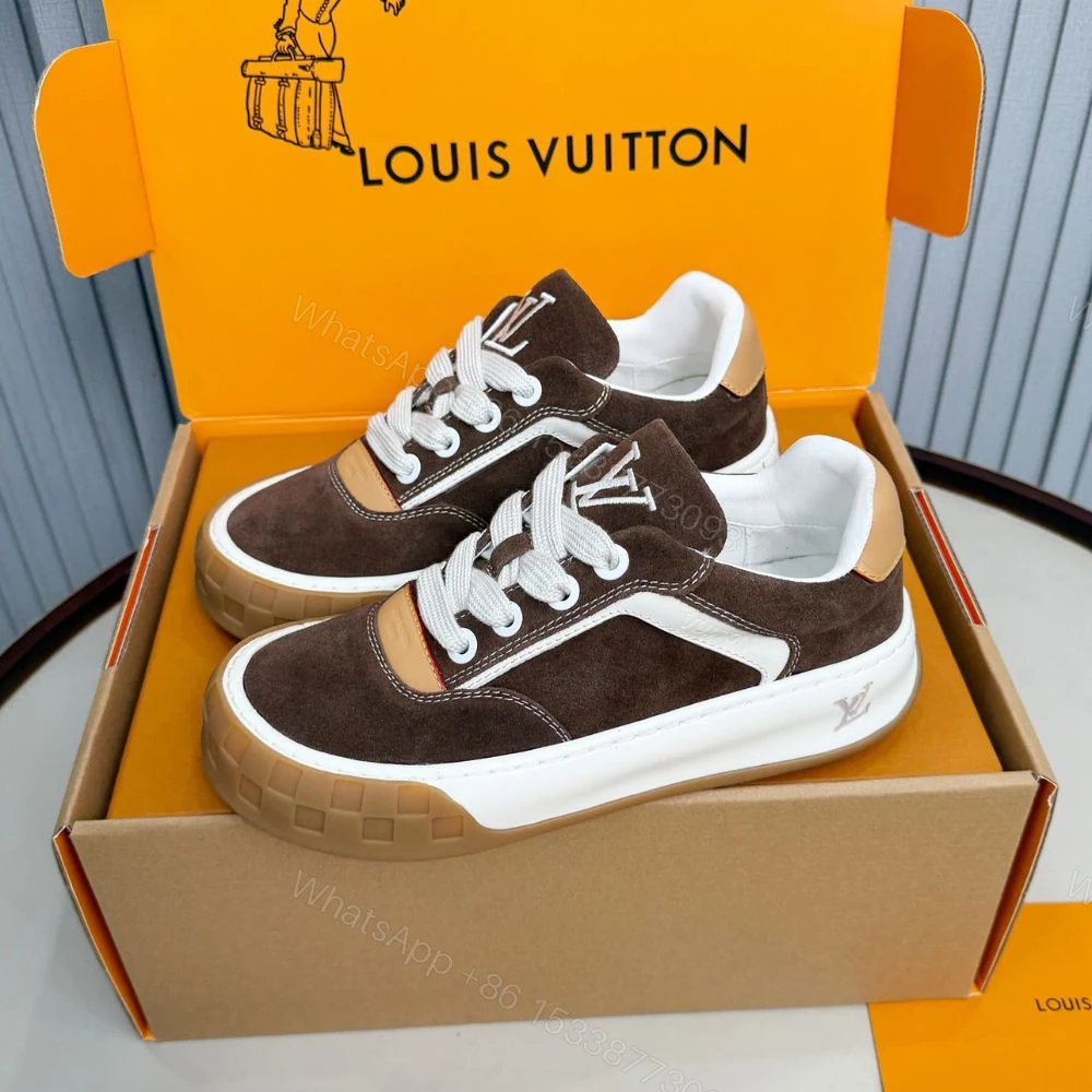 View 2 of Louis Vuitton LV Tilted Sneaker Brown 1AJ764