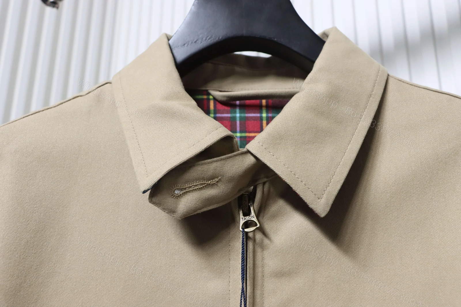 View 2 of Polo Ralph Lauren Vintage Clasp Chain Coat khaki