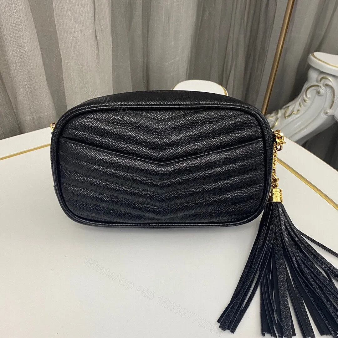 View 2 of Saint Laurent Lou Mini Bag With Tassel David Jones