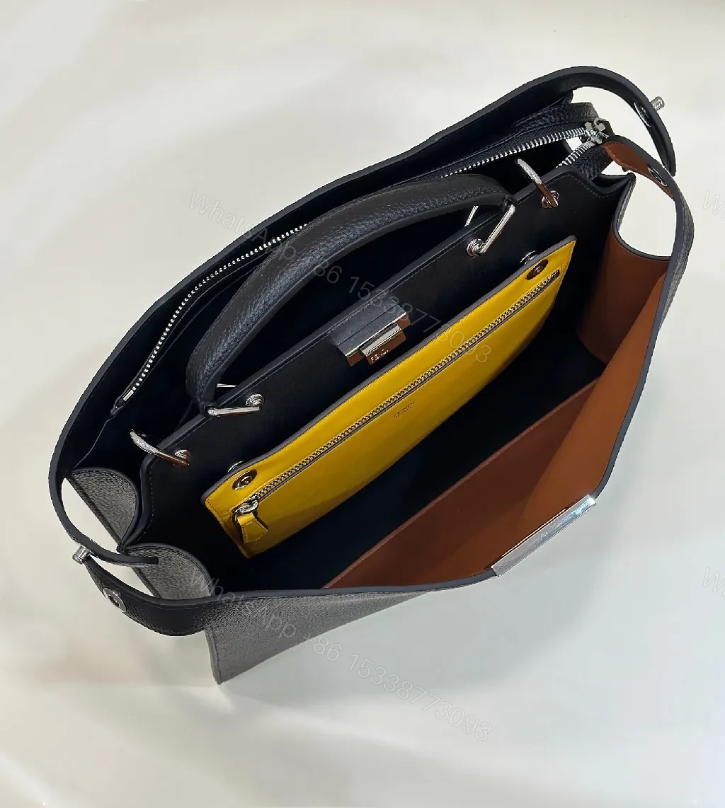 View 8 of Lux Leather Handbag + Monogram Cardholder Duo: Everyday Luxury