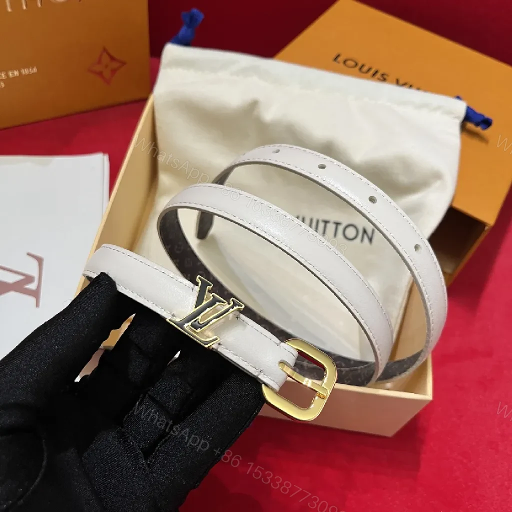 View 4 of Minimalist Leather Belt: Dual-Texture Finish, SubtleLV Detail
