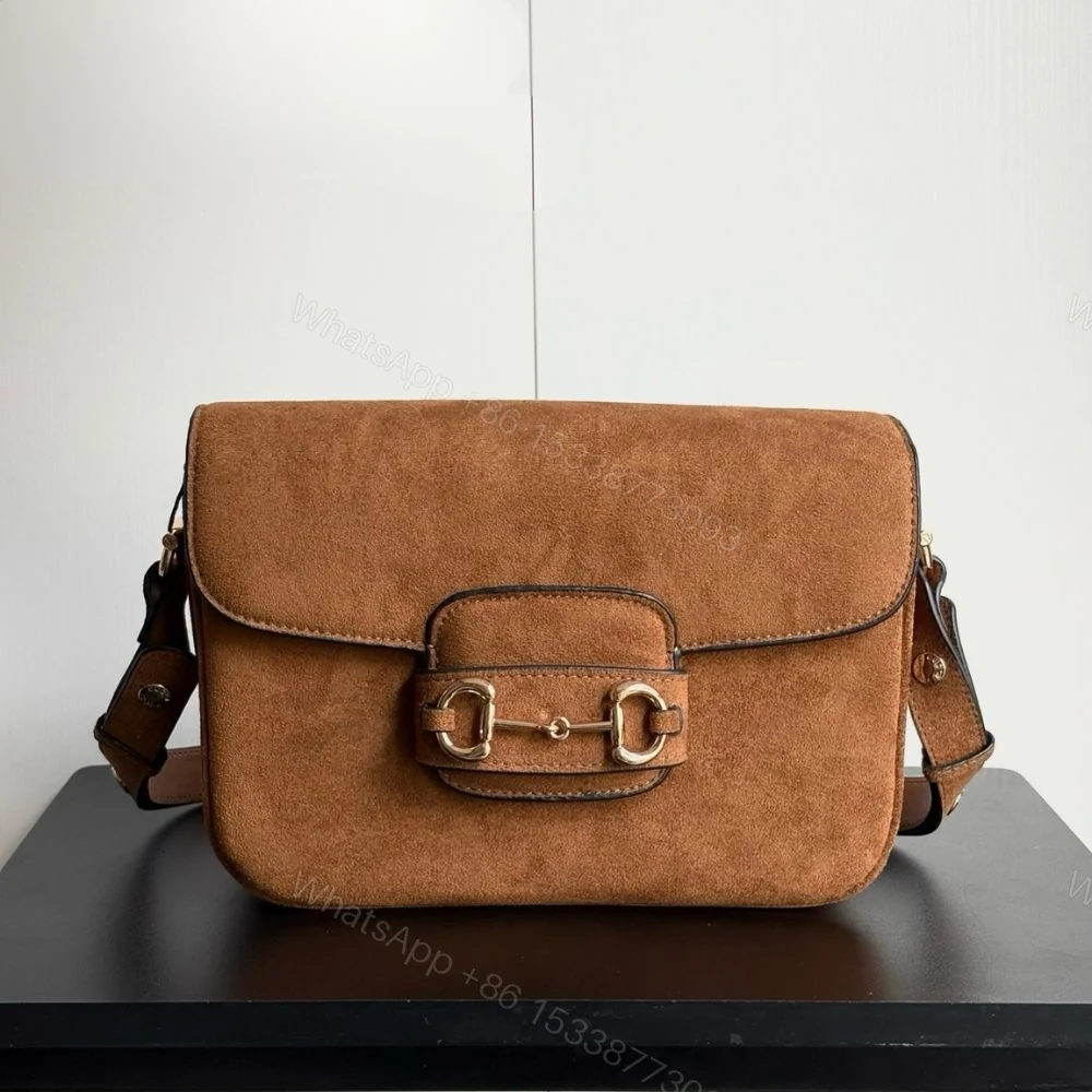 View 2 of Gucci Horsebit 1955 Aura Small Shoulder Bag Brown 26Cm