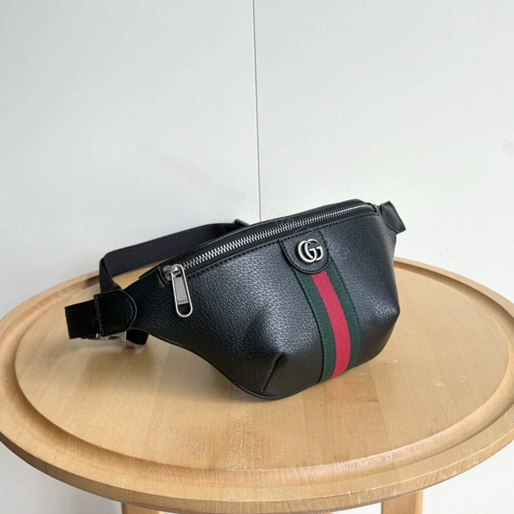 View 4 of Gucci Ophidia Small Belt Bag Black 30Cm ‎839106 AAE1B 1043