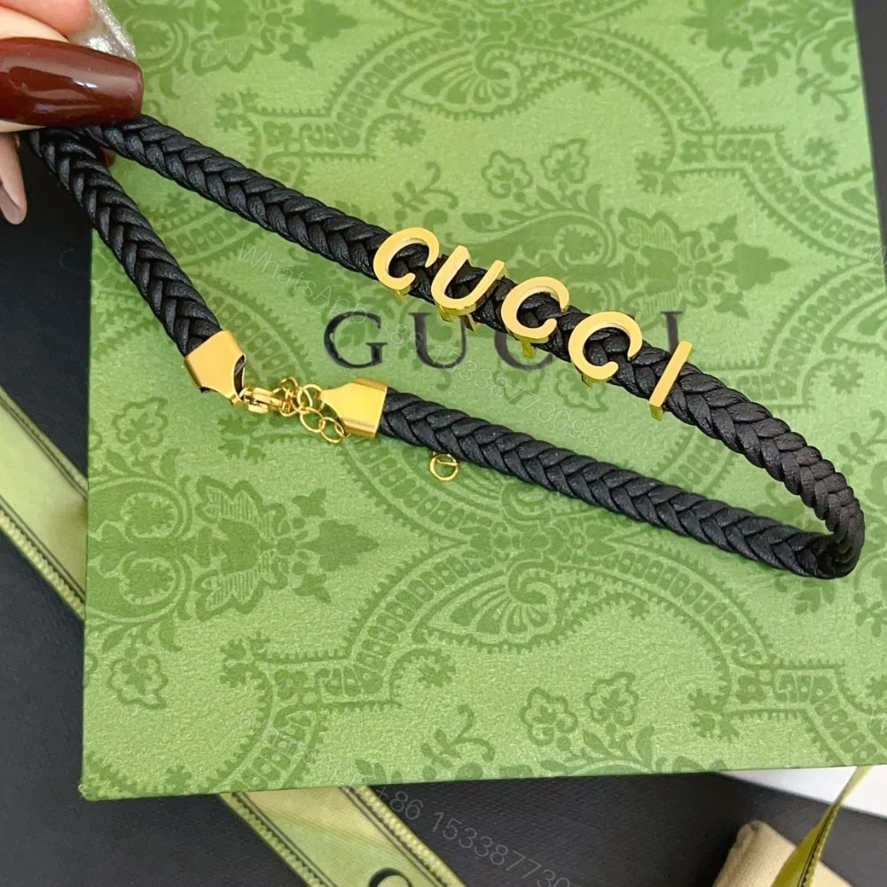 View 3 of GUCCI GUCCI NECKLACE BLACK ‎