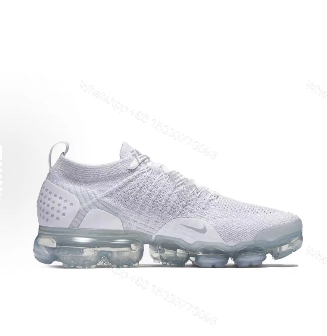 Nike Air VaporMax Flyknit 2 White Pure Platinum 942842-100 — view 2
