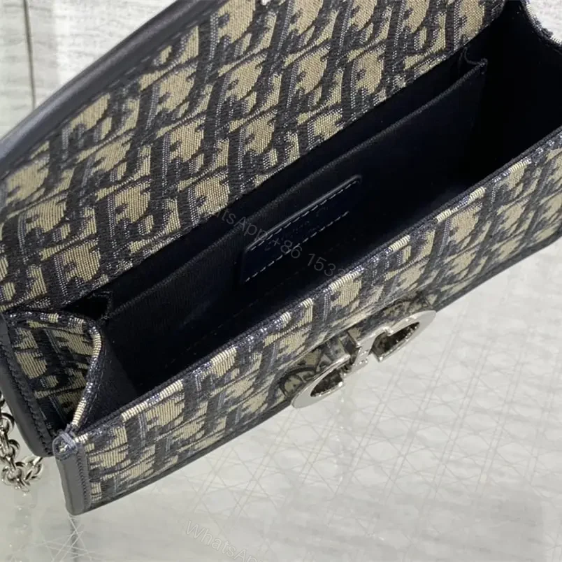 View 8 of 高仿Dior*Montaigne系列M933M928單肩包藍色小號免檢版
