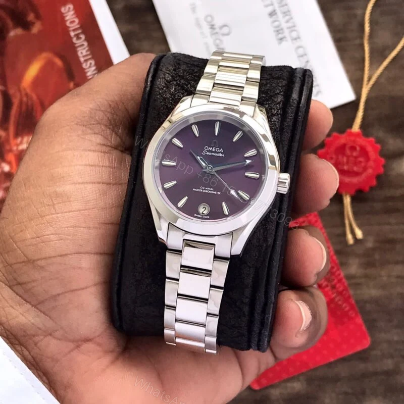 Omega Seamaster Co-Axial Limited Edition 34mm Purple Dial Automatic — view 1